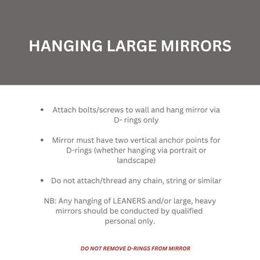 Grid Border Beaded Mirror | Matt Black at Online8 Furniture Auckland NZ