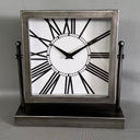 Gun metal Grey Mantel Clock - 24 at Online8 Furniture Auckland NZ