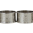 Hammered Napkin Rings Set/4 at Online8 Furniture Auckland NZ
