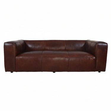Hampshire 3 Seater Leather Sofa: Vintage Cigar at Online8 Furniture Auckland NZ