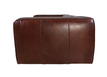 Hampshire 3 Seater Leather Sofa: Vintage Cigar at Online8 Furniture Auckland NZ