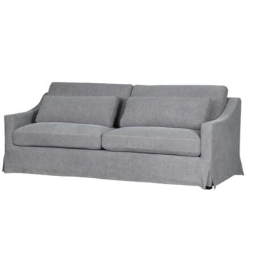 Hampton 3.5 Seater Slip Cover Sofa - Cool Grey at Online8 Furniture Auckland NZ