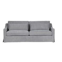 Hampton 3.5 Seater Slip Cover Sofa - Cool Grey at Online8 Furniture Auckland NZ