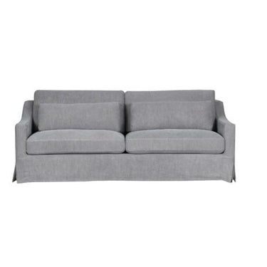 Hampton 3.5 Seater Slip Cover Sofa - Cool Grey at Online8 Furniture Auckland NZ