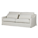 Salt & Pepper Hampton 3.5 Seater Slipcover Sofa measuring 230 x 100 x 81cm with double-sided feather and foam cushions