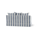 Hamptons 2-Seater Slipcover Sofa Bed - Blue Sky Stripes at Online8 Furniture Auckland NZ