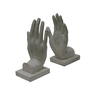 Hand Bookends - White at Online8 Furniture Auckland NZ