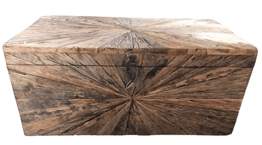 Hand Carved Trunk Chest | Coffee Table at Online8 Furniture Auckland NZ