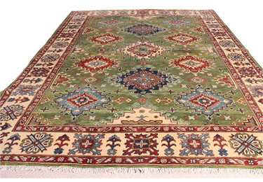 Hand Knotted Afghan Ghazni Kazak Rug 240x170 at Online8 Furniture Auckland NZ
