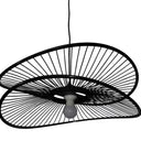 Handcrafted Bamboo Pendant - Black at Online8 Furniture Auckland NZ