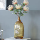 Handmade Glass Vase Ochre Tall at Online8 Furniture Auckland NZ