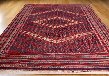 Handmade Oriental Moshwani Kilim Rug 280x190 at Online8 Furniture Auckland NZ