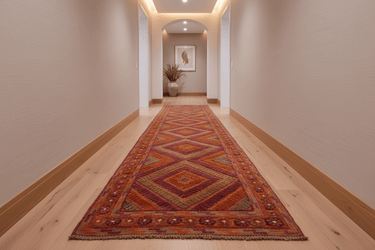 Handmade Oriental Moshwani Runner 380x75 at Online8 Furniture Auckland NZ