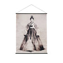 Hanging Paper Art: Lady Grace at Online8 Furniture Auckland NZ