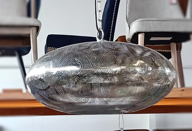 Hanging Pendant - Nickel at Online8 Furniture Auckland NZ