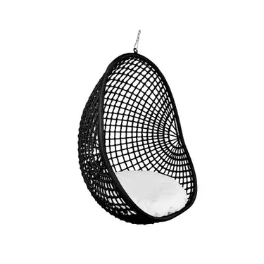 Hanging Pod Chair - Black Check at Online8 Furniture Auckland NZ