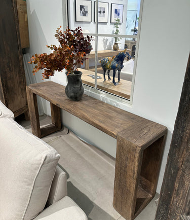 Harvest Console Table - Reclaimed Elm at Online8 Furniture Auckland NZ