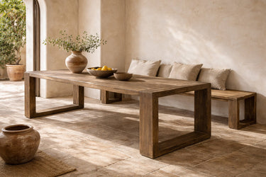 Harvest Dining Table - Reclaimed Elm at Online8 Furniture Auckland NZ