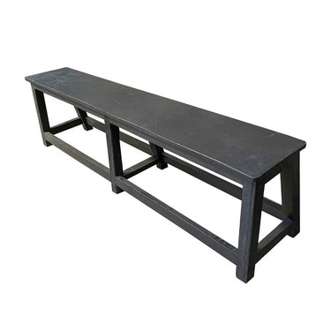 Harvest Wooden Bench - Black at Online8 Furniture Auckland NZ