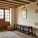 Harvest Wooden Bench - Black at Online8 Furniture Auckland NZ