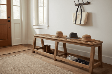 Harvest Wooden Bench - Natural at Online8 Furniture Auckland NZ