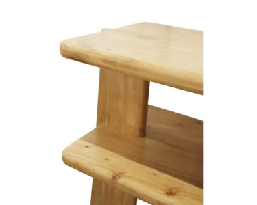 Harvey Wooden Bookshelf – Natural Mango Wood at Online8 Furniture Auckland NZ