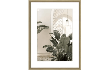 Havana Glass Framed Art - Natural at Online8 Furniture Auckland NZ