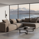 Haven Chaise Sofa (Right-Hand Facing) – Brownie at Online8 Furniture Auckland NZ