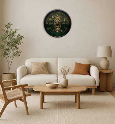 Hayward Round Gear Wall Clock at Online8 Furniture Auckland NZ