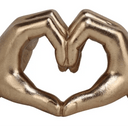 Heart Hands - Bronze at Online8 Furniture Auckland NZ
