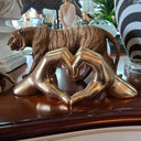Heart Hands - Bronze at Online8 Furniture Auckland NZ