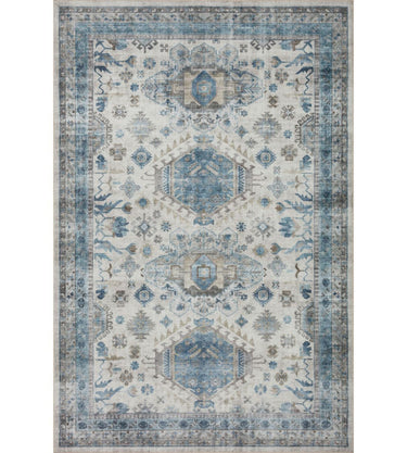 Heidi Rug - Ivory/Ocean at Online8 Furniture Auckland NZ