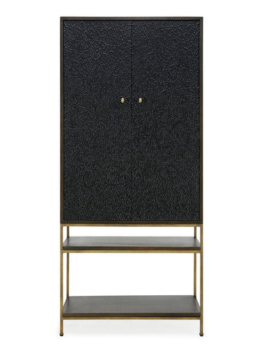 Heirloom Tall Bar Cabinet - Textured Doors at Online8 Furniture Auckland NZ