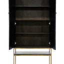 Heirloom Tall Bar Cabinet - Textured Doors at Online8 Furniture Auckland NZ