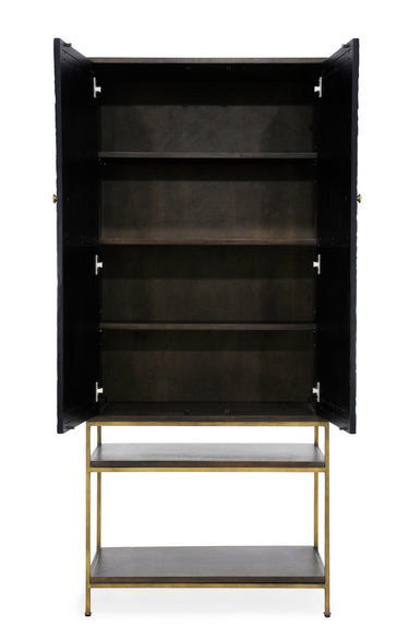 Heirloom Tall Bar Cabinet - Textured Doors at Online8 Furniture Auckland NZ