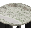 Hendrix Side Table W/ Mirror Top - Black at Online8 Furniture Auckland NZ