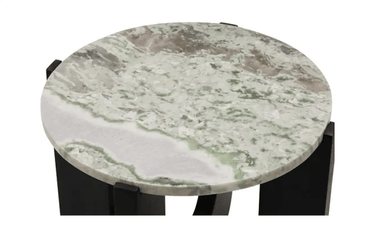 Hendrix Side Table W/ Mirror Top - Black at Online8 Furniture Auckland NZ