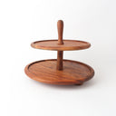 Heritage Acacia 2-Tiered Serving Stand at Online8 Furniture Auckland NZ