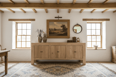 Heritage Elm Buffet Table - 2200mm at Online8 Furniture Auckland NZ