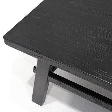 Heritage Elm Coffee Table - Black at Online8 Furniture Auckland NZ