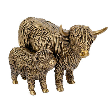 Highland Cattle & Calf Statue at Online8 Furniture Auckland NZ