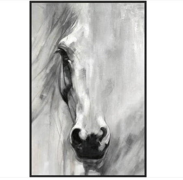 Horse Gaze Framed Wall Art at Online8 Furniture Auckland NZ