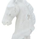Horse Head Sculpture - White at Online8 Furniture Auckland NZ
