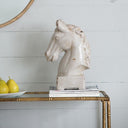 Horse Statue - Classic White at Online8 Furniture Auckland NZ