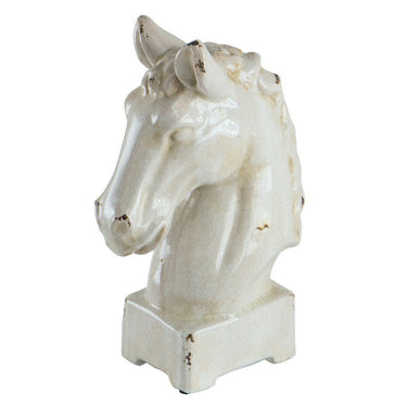 Horse Statue - Classic White at Online8 Furniture Auckland NZ