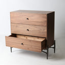 Hudson 3 Drawer Commode – Walnut at Online8 Furniture Auckland NZ