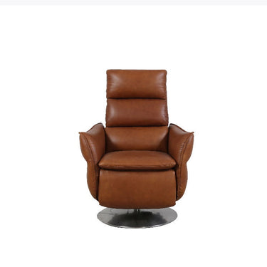 Hudson Power Recliner Chair – Cognac Top Grain Leather at Online8 Furniture Auckland NZ