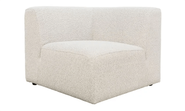 Hugo Corner Sectional Boucle Sofa Seat - Soft Gray at Online8 Furniture Auckland NZ