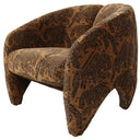Huntress Accent Chair - Tiger Brown at Online8 Furniture Auckland NZ