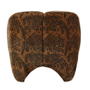 Huntress Accent Chair - Tiger Brown at Online8 Furniture Auckland NZ